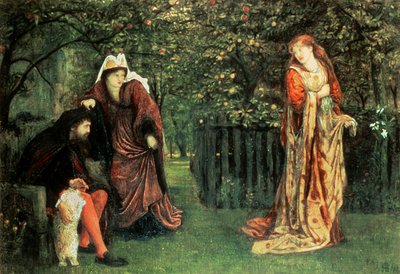 Sir Tristram and La Belle Iseult by Marie Spartali Stillman